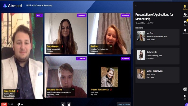 Membresía de la Asociación Internacional de Estudiantes de Odontología