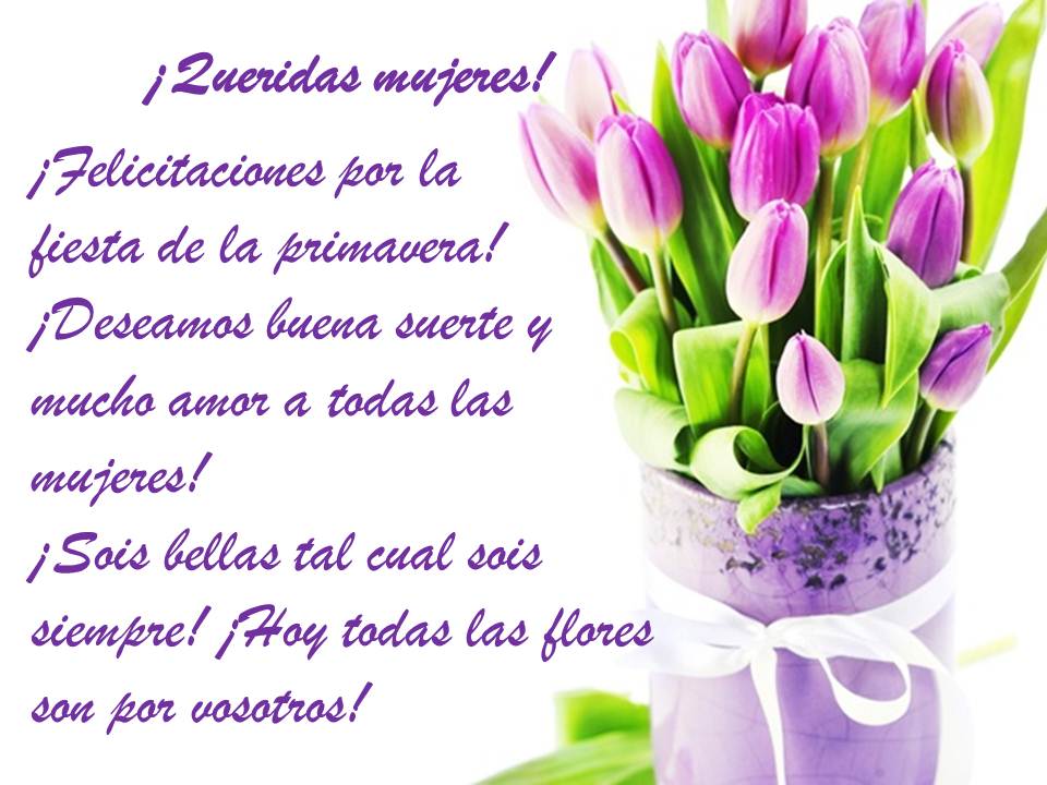 Feliz Día de la Mujer